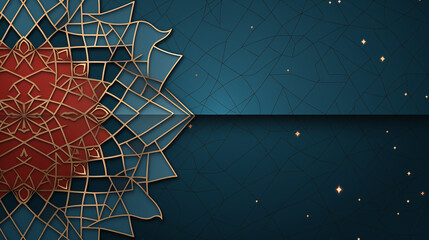 Arabic Pattern for book, note-book, background, Ramadan festival background - obrazy, fototapety, plakaty