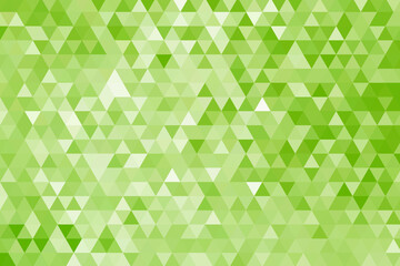 さわやかな緑色の幾何学模様背景