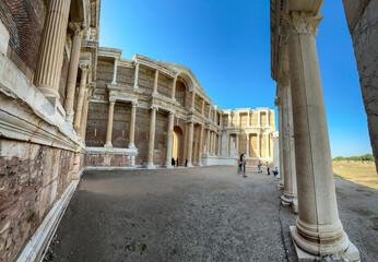 Fototapeta premium Ancient urban texture that was the capital of the Lydian state