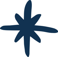 Aesthetic Boho Star Stiker Graphic Resources