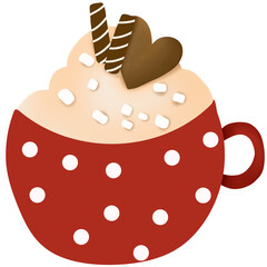 cup of coffee with heart