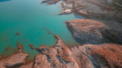 The Lament of the Land: Striking Patterns Created by Descending Waters