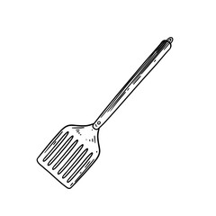 spatula barbeque hand drawn