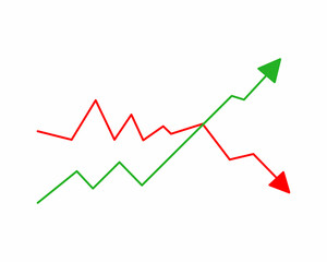 Stock market exchange or financial analysis vector illustration