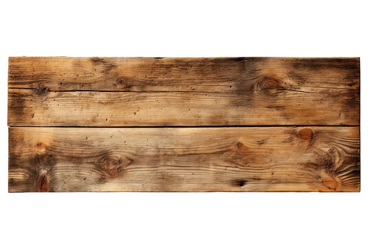 old wooden board illustration cut out transparent isolated on white background ,PNG file