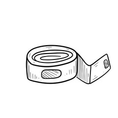 fitness equipment hand drawn