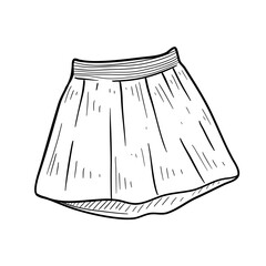 skirts handdrawn illustration 