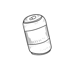 bottle handdrawn illustration 