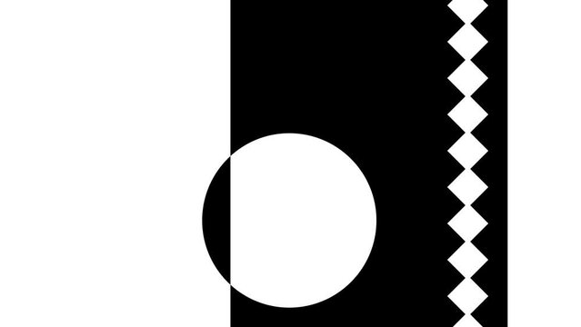looped animation background. black and white for screensaver