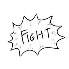 speech bubbles hand drawn