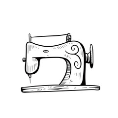 tailor equipment handdrawn illustration