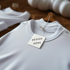 PSD Clothing Price Tag mockup design Template
