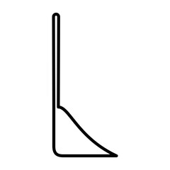 Broom icon vector design template illustrator on transparent background