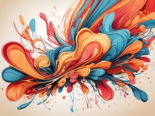 abstract colorful gradient background for design as banner, ads, and presentation concept