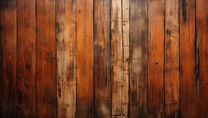 Obraz premium Vintage Aged Wooden Wall with Rustic Texture