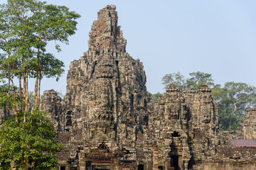 Fototapeta na wymiar Unesco World Heritage site of Ankor Thom, Siem Reap, Cambodia
