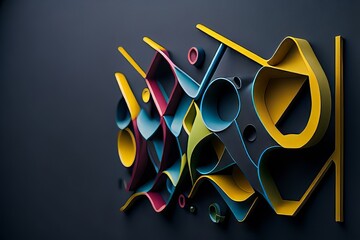 abstract background with a classic irregular shapes and patterns