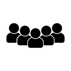 people icon vector design template illustrator on transparent background