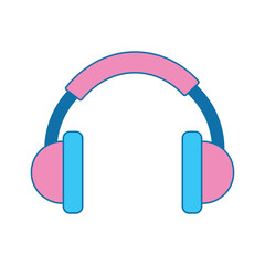 Headphones icon. Vector illustration