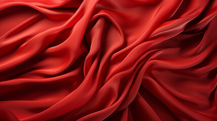 Obraz premium red silk background HD 8K wallpaper Stock Photographic Image 
