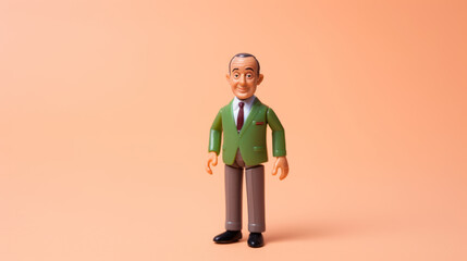 CEO, manager, team leader, businessman toy figurine, made of plastic