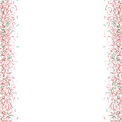 Obraz premium christmas frame sprinkles falling