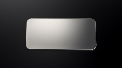 rectangular silver tag