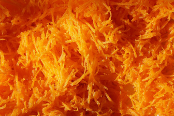texture of grated carrots