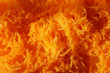 texture of grated carrots