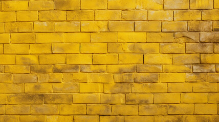 yellow brick wall pattern