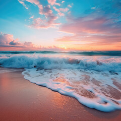 Afro-Caribbean Sunset: Serene Maritime Waves