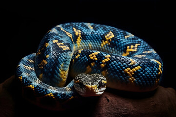 Fototapeta premium close up of a snake. 