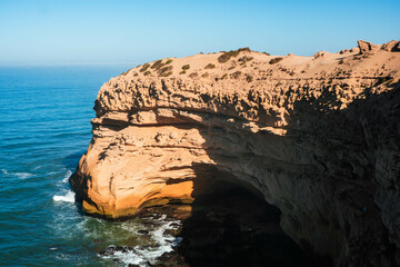 Tamri Cliffs on the Atlantic Coast between Agadir and Essaouira