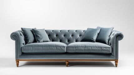 A sofa isolated on a white background