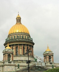 Obraz premium St. Isaac's Cathedral in St.Petersburg, Russia