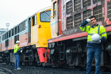 Train engineer burnout, anxiety, and low self-esteem as a result of long hours and high demands.