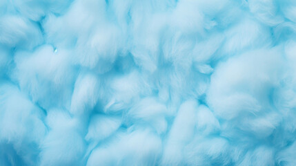Blue cotton candy background. Candy floss texture. Generative AI