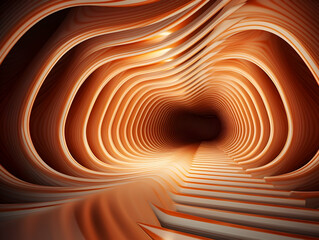 Obraz premium A Mesmerizing 3D Abstract Multicolor Visualization, colorful 3D abstract background design, Minimalistic pattern of simple shapes. Bright creative symmetric texture, ai generated photo