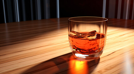 A glass filled with a drink sitting on top of a table