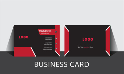 Clean, Modern and Vector creative business card template 