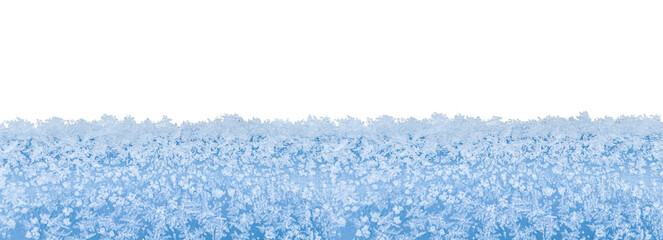 Winter background. Isolated frozen, snow-covered surface. Snowdrift. On a white background,...