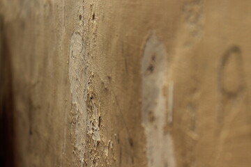 Side view of a rusty fade wall texture
