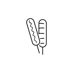 Sausage icon, Sausage illustration