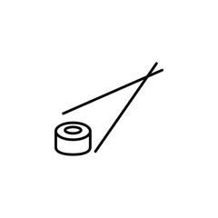 sushi icon. illustration isolated sign symbol