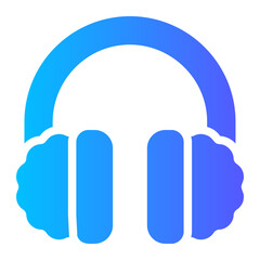 earmuff gradient icon