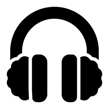 earmuff glyph icon