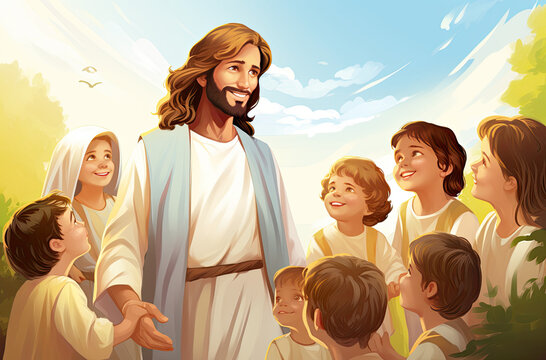 jesus and children