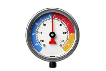 Volleyball Air Pressure Gauge Isolated on a transparent background
