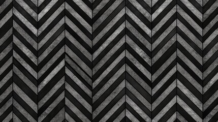 An intricate black and white texture background featuring a seamless herringbone pattern, suitable for creating a classic and sophisticated backdrop