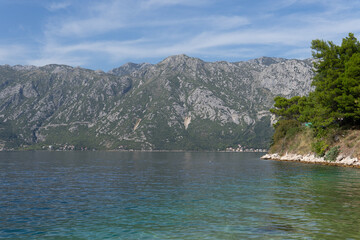 lake and mountains